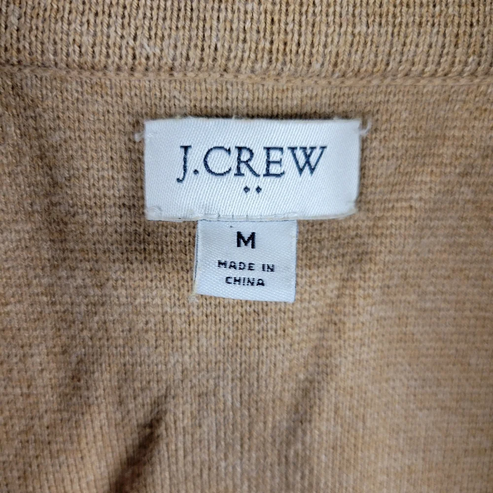 J.Crew Tan Cardigan Blazer Women Size Medium